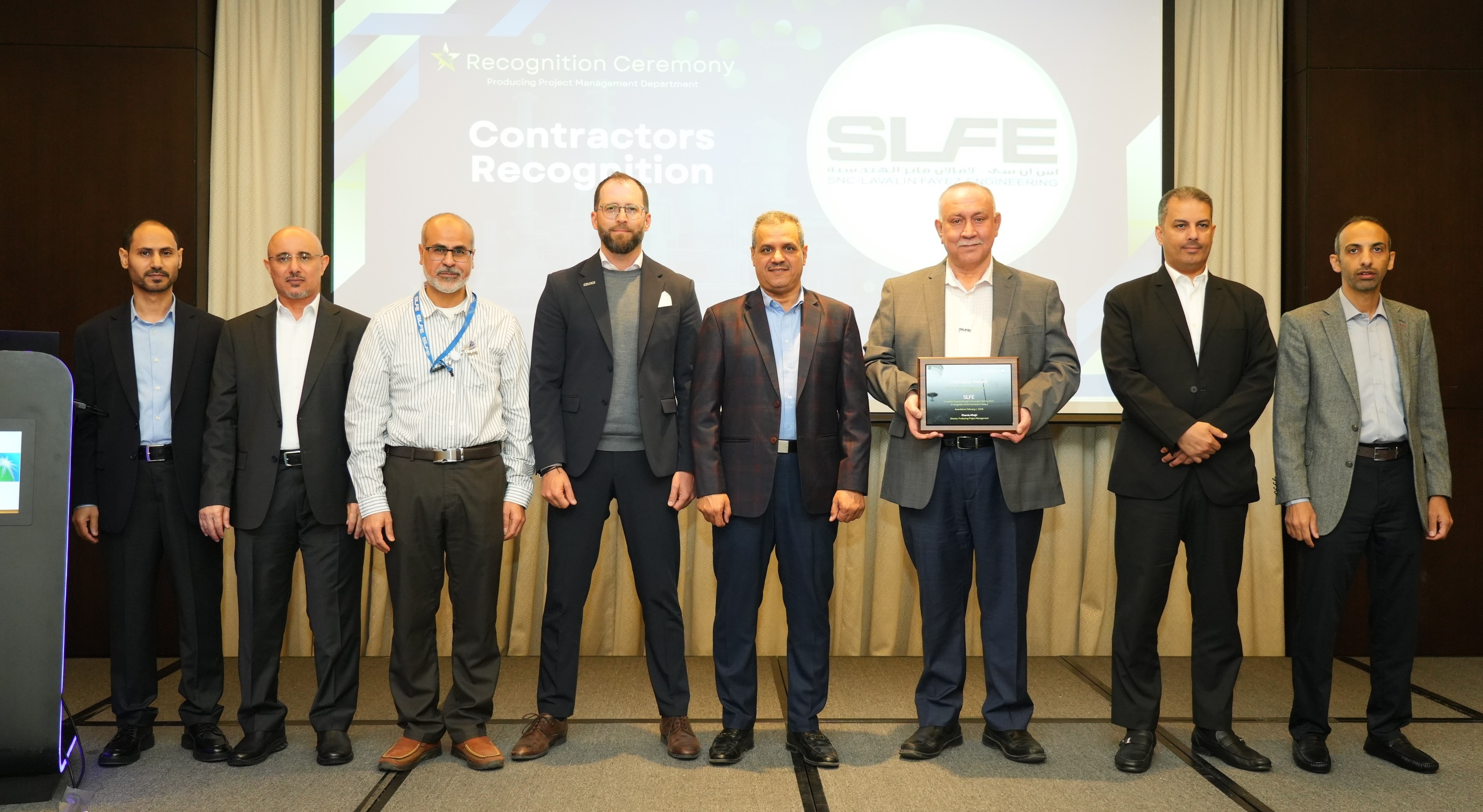 SLFE recognized at Saudi Aramc...